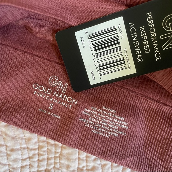 Mauve Pink Athletic Crop - Picture 4 of 4